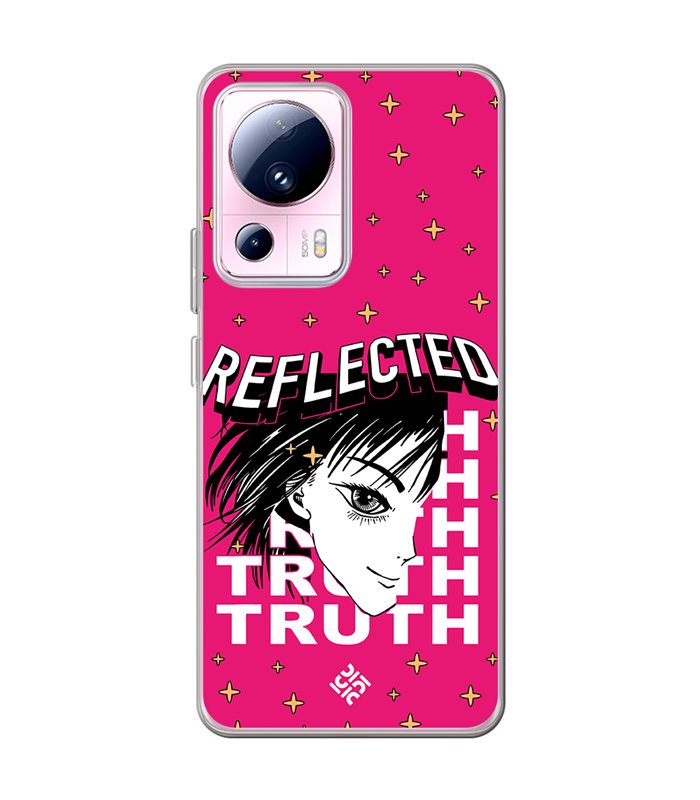 Funda para [ Xiaomi 13 Lite ] Dibujos Frikis [ Chica Manga Reflected Truth ] de Silicona Flexible para Smartphone