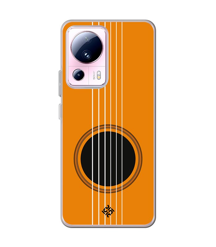 Funda para [ Xiaomi 13 Lite ] Diseño Música [ Caja de Resonancia Guitarra ] de Silicona Flexible