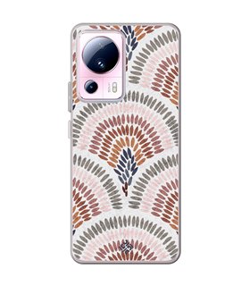 Funda para [ Xiaomi 13 Lite ] Dibujo Tendencias [ Diseño Mosaico ] de Silicona Flexible para Smartphone 