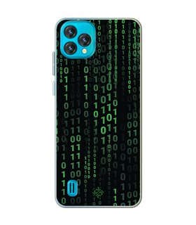 Funda para [ Blackview Oscal C60 ] Cine Fantástico [ Números Binarios Matrix ] de Silicona Flexible para Smartphone