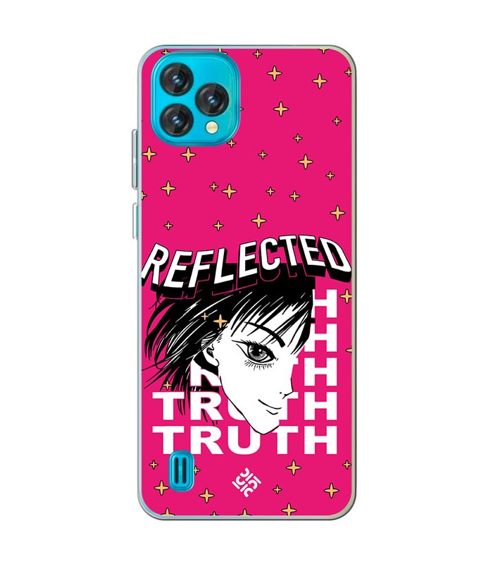 Funda para [ Blackview Oscal C60 ] Dibujos Frikis [ Chica Manga Reflected Truth ] de Silicona Flexible para Smartphone