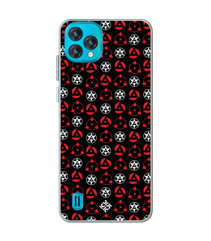 Funda para [ Blackview Oscal C60 ] Dibujos Frikis [ Ojos Sharingan ] de Silicona Flexible para Smartphone 