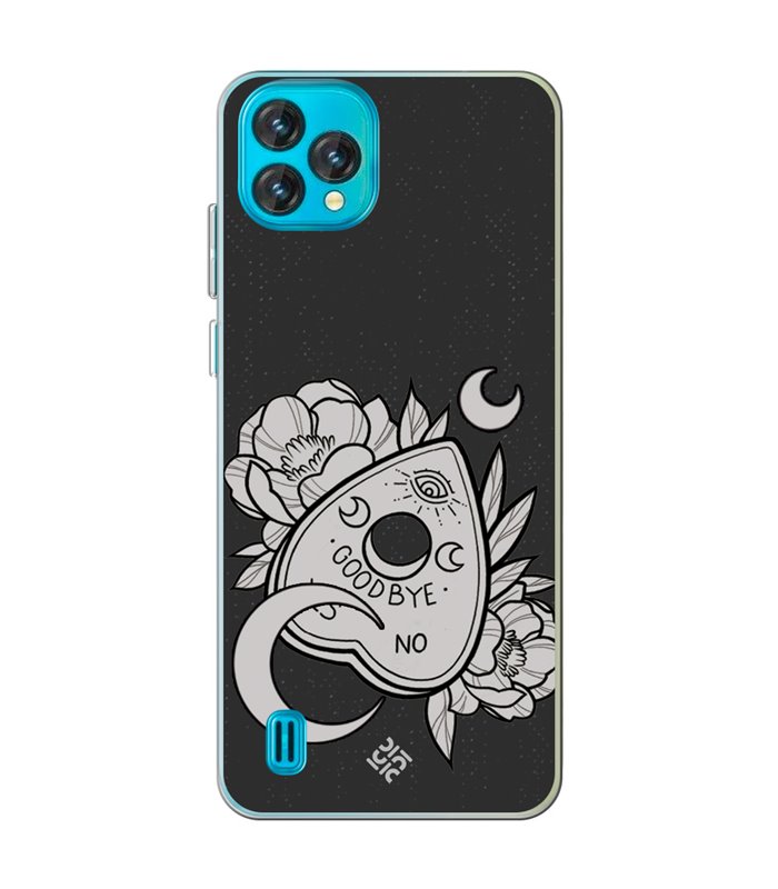 Funda para [ Blackview Oscal C60 ] Dibujo Gotico [ Dieza de la Ouija - Yes or No ] de Silicona Flexible