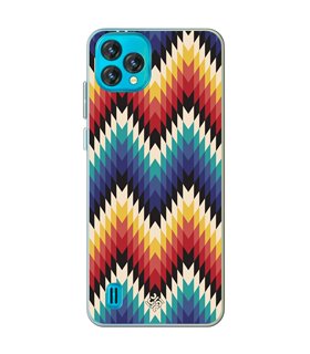 Funda para [ Blackview Oscal C60 ] Dibujo Tendencias [ Patron Geométrico ] de Silicona Flexible