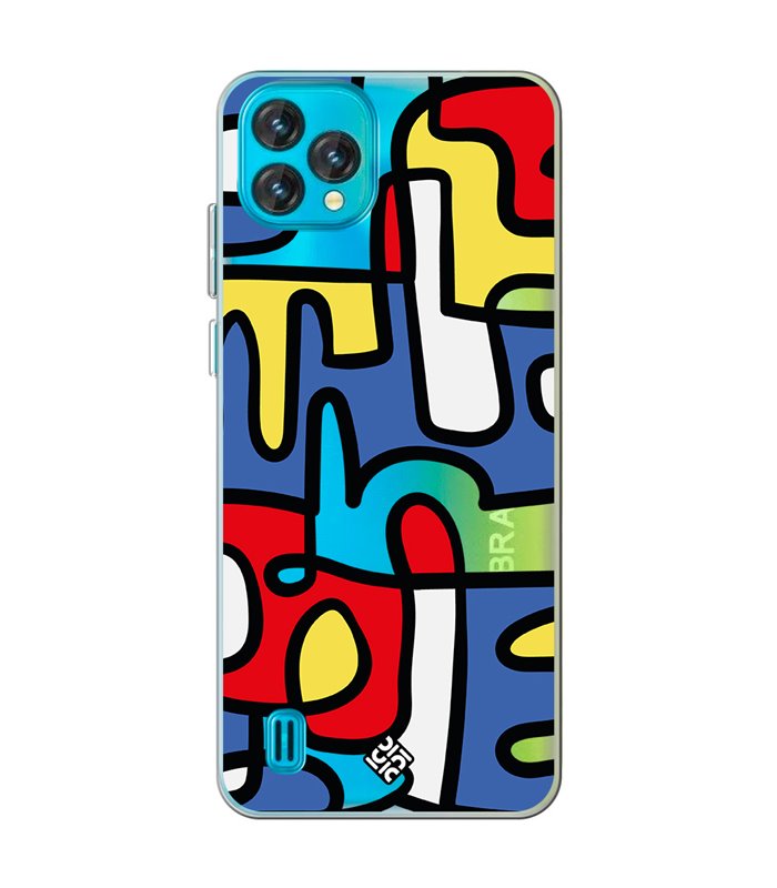 Funda para [ Blackview Oscal C60 ] Dibujo Auténtico [ Impresión Moderna de Arte Minimalista ] de Silicona Flexible