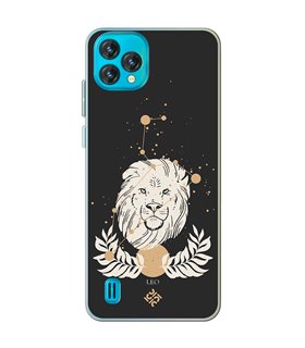 Funda para [ Blackview Oscal C60 ] Dibujo Zodiaco [ Signo Zodiacal - Leo ] de Silicona Flexible para Smartphone 