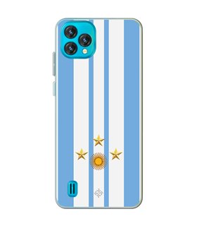 Funda para [ Blackview Oscal C60 ] Copa del Mundo [ Mundial Argentina 2022 ] de Silicona Flexible para Smartphone 