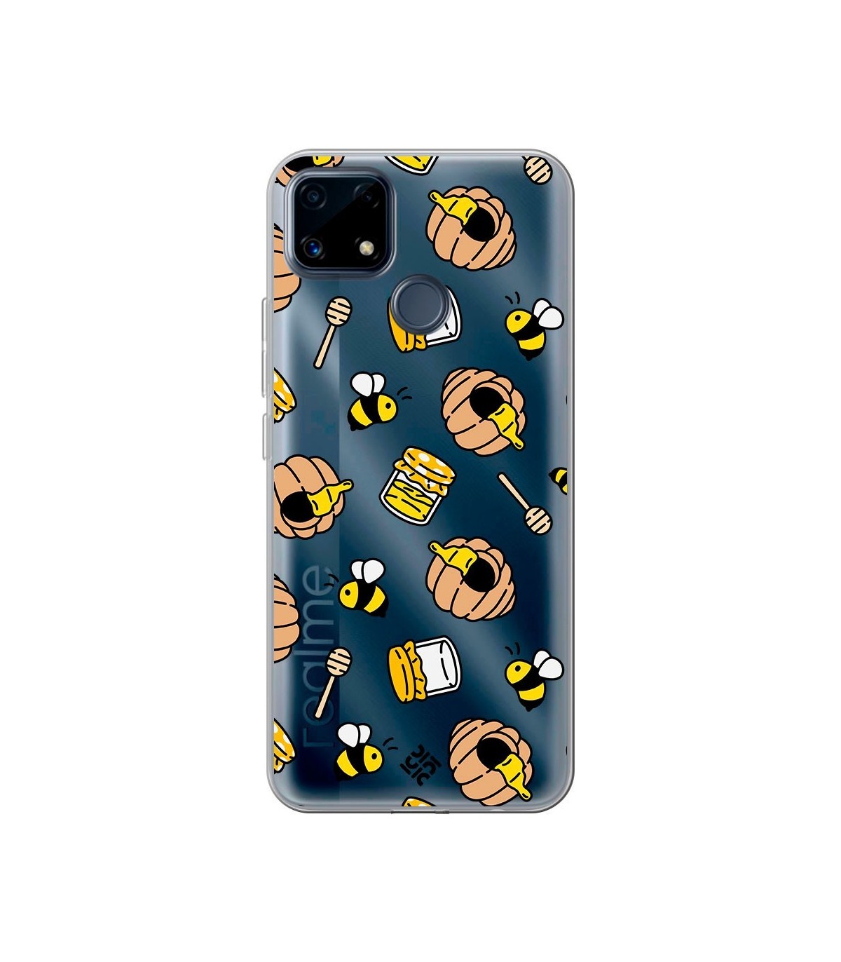 Compra Online Funda Mascota [ Realme C25s ] Miel y Abejas