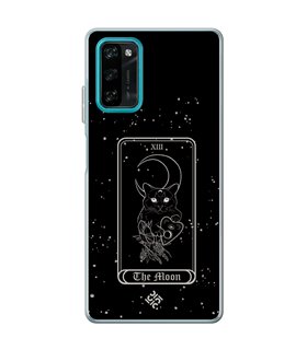 Funda para [ Blackview A100 ] Dibujo Esotérico [ Carta del Tarot - The Moon ] de Silicona Flexible