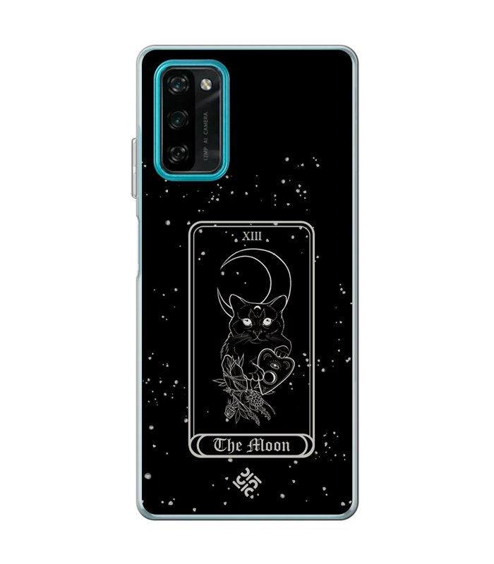 Funda para [ Blackview A100 ] Dibujo Esotérico [ Carta del Tarot - The Moon ] de Silicona Flexible