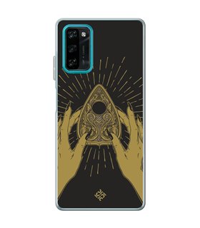 Funda para [ Blackview A100 ] Dibujo Esotérico [ Planchette Oráculo ] de Silicona Flexible para Smartphone