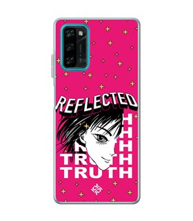 Funda para [ Blackview A100 ] Dibujos Frikis [ Chica Manga Reflected Truth ] de Silicona Flexible para Smartphone