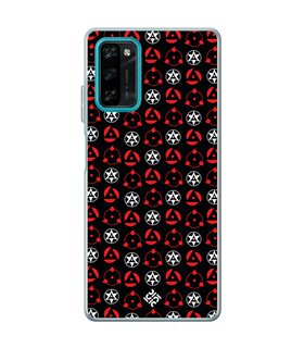 Funda para [ Blackview A100 ] Dibujos Frikis [ Ojos Sharingan ] de Silicona Flexible para Smartphone 