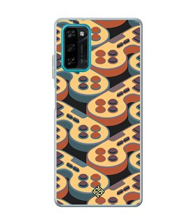 Funda para [ Blackview A100 ] Dibujo Gamers [ Joystick Retro ] de Silicona Flexible para Smartphone 