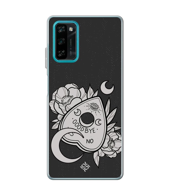 Funda para [ Blackview A100 ] Dibujo Gotico [ Dieza de la Ouija - Yes or No ] de Silicona Flexible