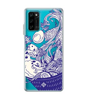 Funda para [ Blackview A100 ] Dibujo Japones [ Ramen ] de Silicona Flexible para Smartphone 