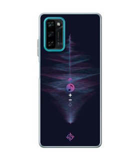 Funda para [ Blackview A100 ] Diseño Música [ Dibujo Abstracto Música ] de Silicona Flexible