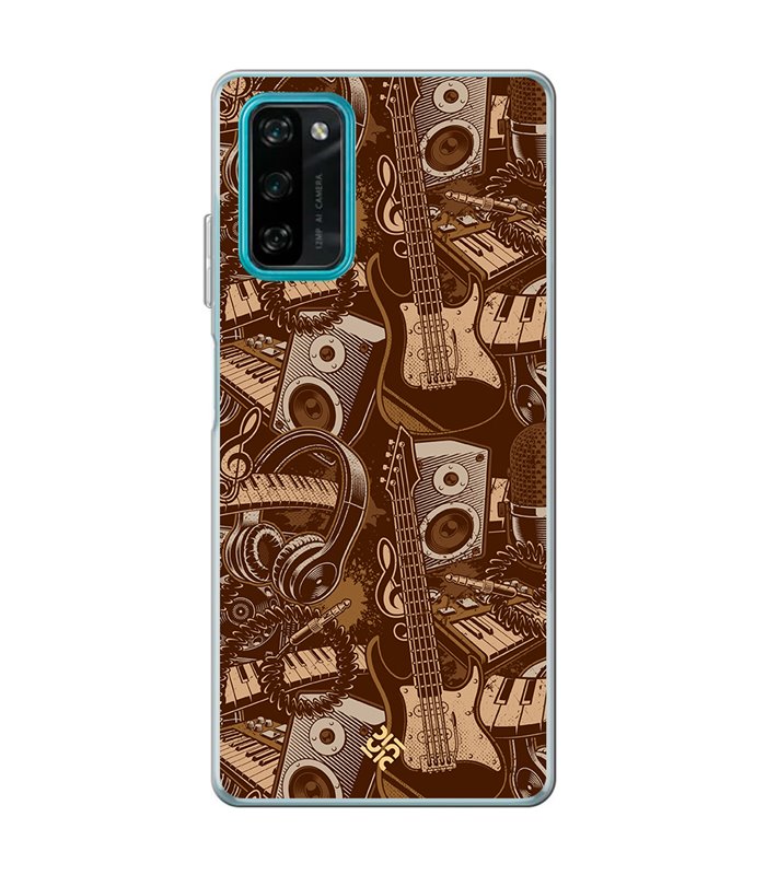 Funda para [ Blackview A100 ] Diseño Música [ Ilustración Instrumentos Musicales - Arte musical ] 