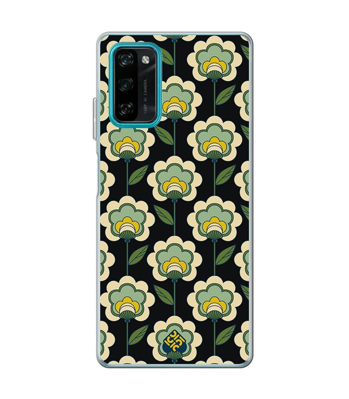 Funda para [ Blackview A100 ] Dibujos Retro [ Planta Verde - Retro ] de Silicona Flexible