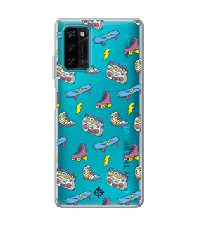 Funda para [ Blackview A100 ] Dibujo Tendencias [ Skate Patines Años 90 ] de Silicona