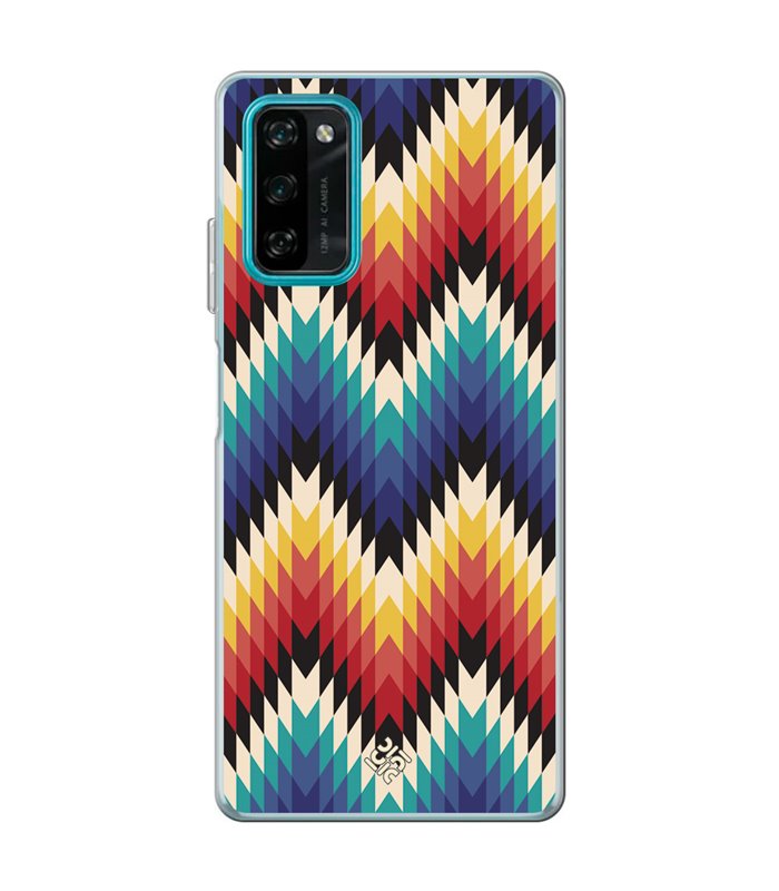 Funda para [ Blackview A100 ] Dibujo Tendencias [ Patron Geométrico ] de Silicona Flexible