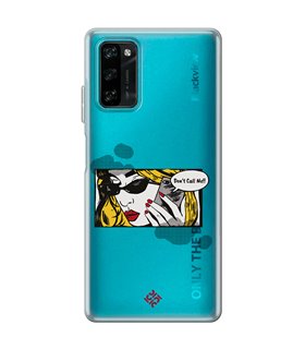 Funda para [ Blackview A100 ] Dibujo Auténtico [ Don't Call Me - Dibujo Pop Art ] de Silicona Flexible