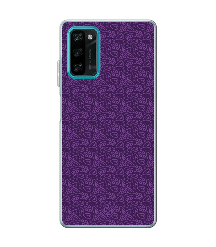 Funda para [ Blackview A100 ] Dibujo Auténtico [ Patron Viña ] de Silicona Flexible para Smartphone