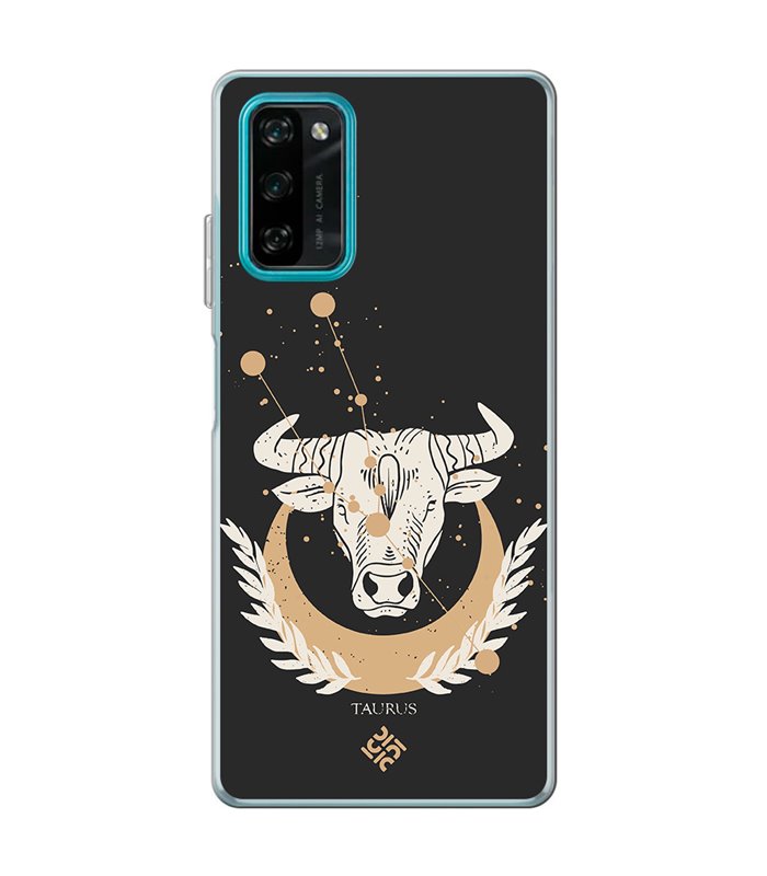 Funda para [ Blackview A100 ] Dibujo Zodiaco [ Signo Zodiacal - Tauro ] de Silicona Flexible para Smartphone 