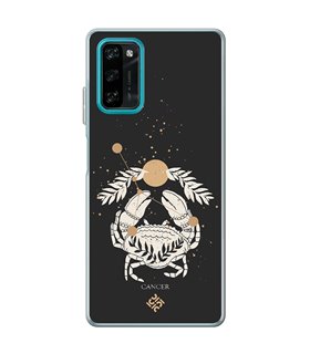 Funda para [ Blackview A100 ] Dibujo Zodiaco [ Signo Zodiacal - Cancer ] de Silicona Flexible para Smartphone 