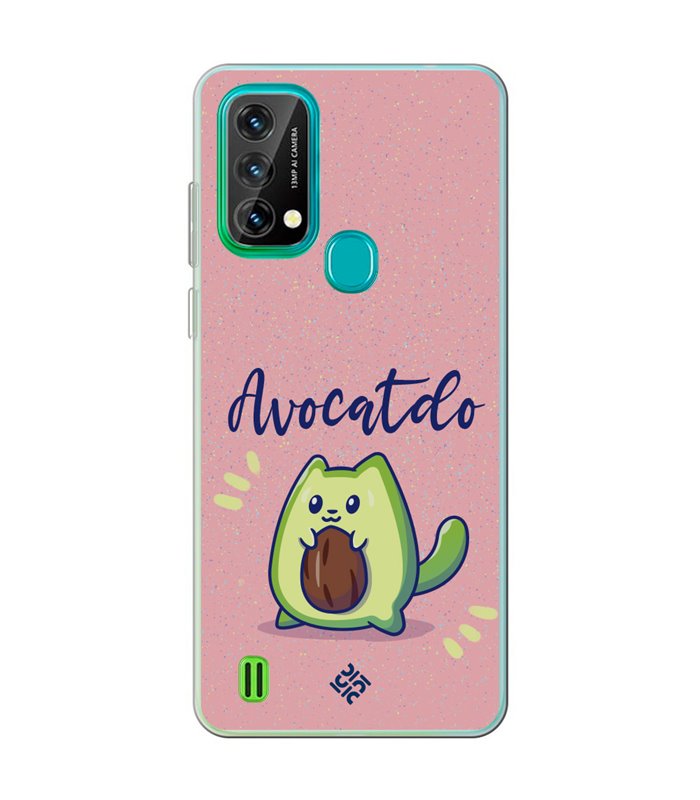 Funda para [ Blackview A50 ] Dibujo Cute [ Avocatdo ] de Silicona Flexible para Smartphone