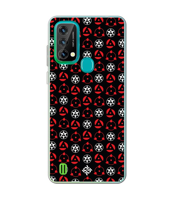 Funda para [ Blackview A50 ] Dibujos Frikis [ Ojos Sharingan ] de Silicona Flexible para Smartphone 