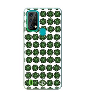 Funda para [ Blackview A50 ] Dibujos Frikis [ Dados Rol Pifia y Crítico ] de Silicona Flexible para Smartphone