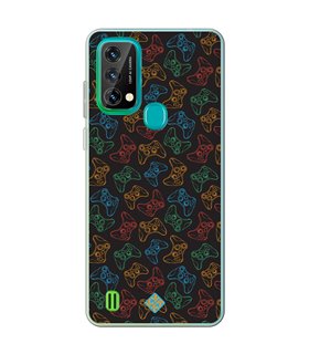 Funda para [ Blackview A50 ] Dibujo Gamers [ Mandos Xbox ] de Silicona Flexible para Smartphone 