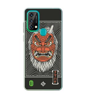 Funda para [ Blackview A50 ] Dibujo Japones [ Demonio Namahage Japones ] de Silicona Flexible