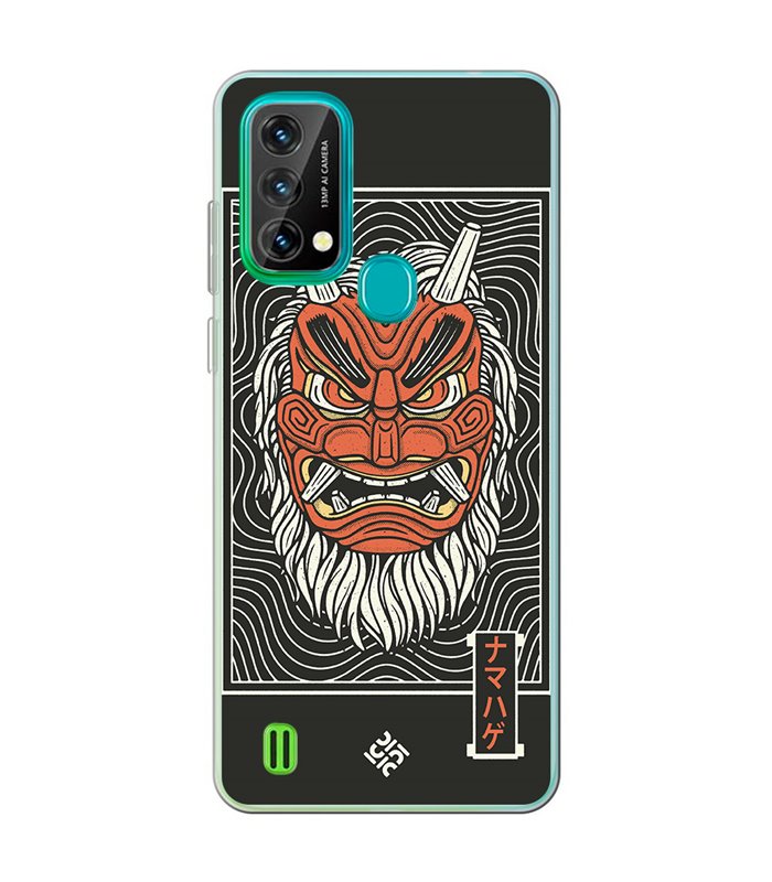 Funda para [ Blackview A50 ] Dibujo Japones [ Demonio Namahage Japones ] de Silicona Flexible