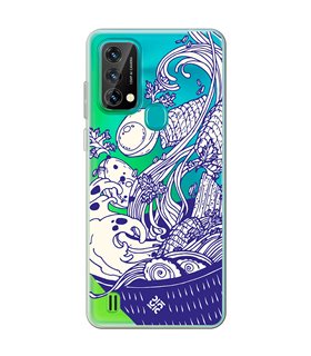 Funda para [ Blackview A50 ] Dibujo Japones [ Ramen ] de Silicona Flexible para Smartphone 