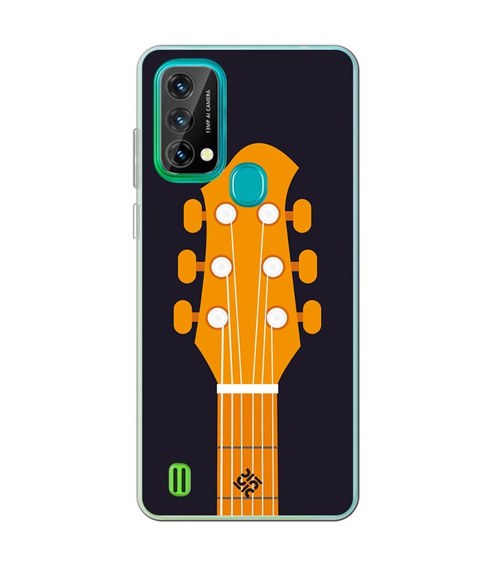 Funda para [ Blackview A50 ] Diseño Música [ Mástil y Pala de Guitarra ] de Silicona Flexible