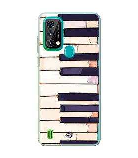 Funda para [ Blackview A50 ] Diseño Música [ Teclas de Piano ] de Silicona Flexible