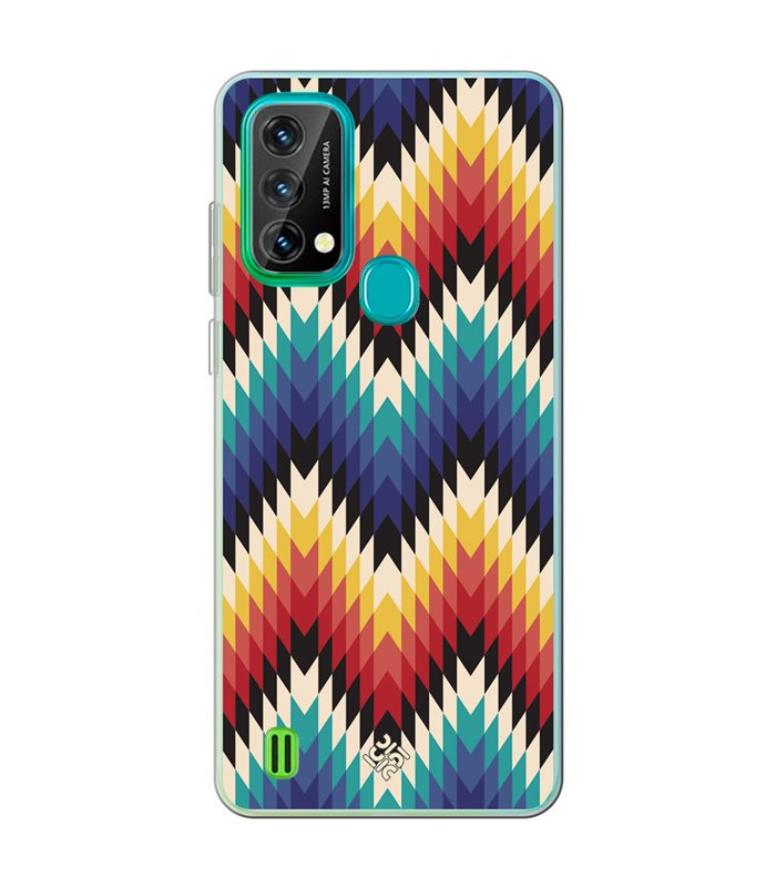 Funda para [ Blackview A50 ] Dibujo Tendencias [ Patron Geométrico ] de Silicona Flexible