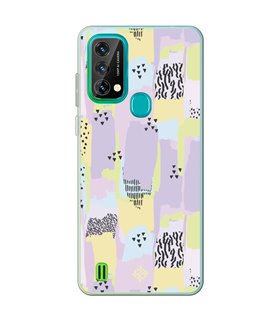 Funda para [ Blackview A50 ] Dibujo Tendencias [ Patron Pinceladas Coloridas Con Estampado ] de Silicona Flexible