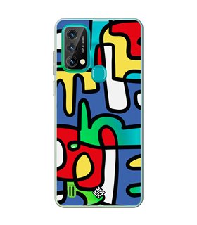 Funda para [ Blackview A50 ] Dibujo Auténtico [ Impresión Moderna de Arte Minimalista ] de Silicona Flexible