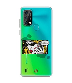 Funda para [ Blackview A50 ] Dibujo Auténtico [ Don't Call Me - Dibujo Pop Art ] de Silicona Flexible