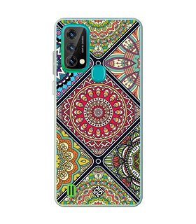 Funda para [ Blackview A50 ] Dibujo Auténtico [ Motivos Mandala ] de Silicona Flexible para Smartphone 