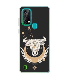 Funda para [ Blackview A50 ] Dibujo Zodiaco [ Signo Zodiacal - Tauro ] de Silicona Flexible para Smartphone 