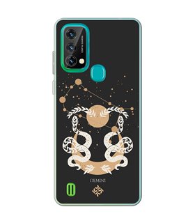 Funda para [ Blackview A50 ] Dibujo Zodiaco [ Signo Zodiacal - Geminis ] de Silicona Flexible para Smartphone 