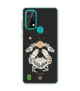 Funda para [ Blackview A50 ] Dibujo Zodiaco [ Signo Zodiacal - Cancer ] de Silicona Flexible para Smartphone 