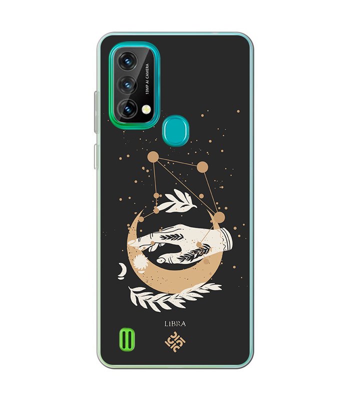 Funda para [ Blackview A50 ] Dibujo Zodiaco [ Signo Zodiacal - Libra ] de Silicona Flexible para Smartphone 