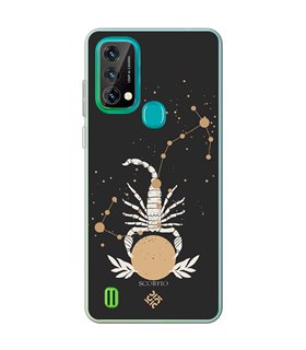 Funda para [ Blackview A50 ] Dibujo Zodiaco [ Signo Zodiacal - Escorpio ] de Silicona Flexible para Smartphone 