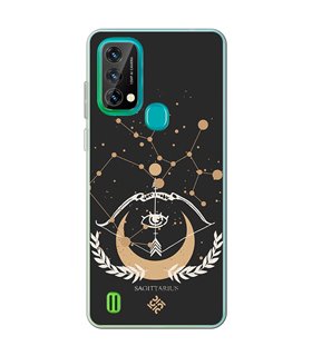 Funda para [ Blackview A50 ] Dibujo Zodiaco [ Signo Zodiacal - Sagitario ] de Silicona Flexible para Smartphone 