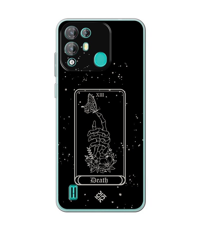 Funda para [ Blackview A55 Pro ] Dibujo Esotérico [ Carta del Tarot -  Death ] de Silicona Flexible para Smartphone